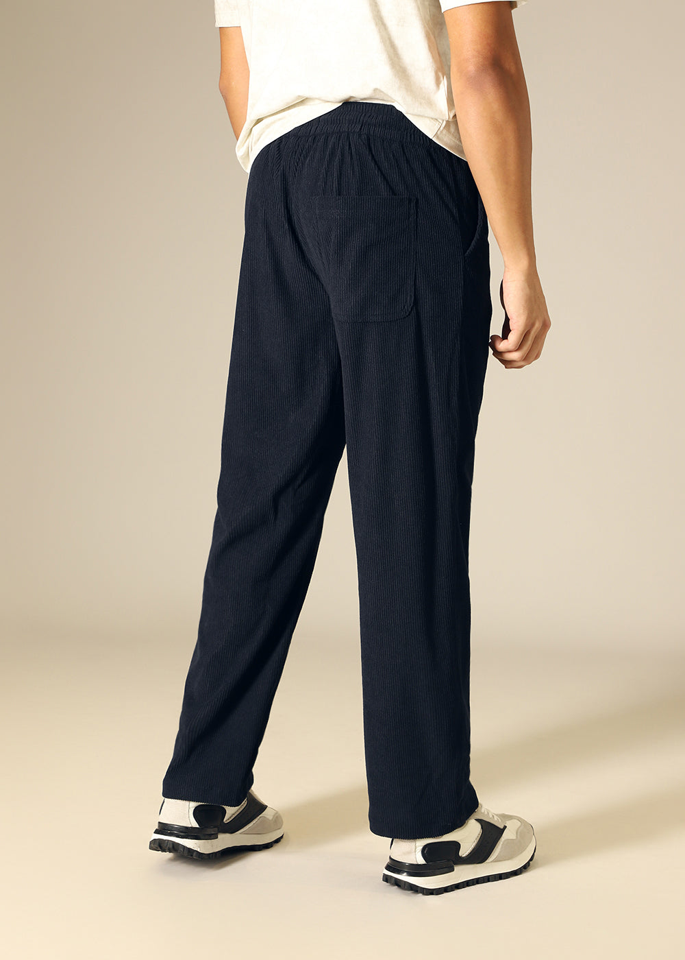 Navy Blue Corduroy Pant