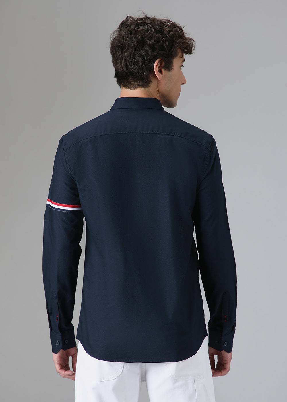 Navy Blue Dolphin Oxford Shirt