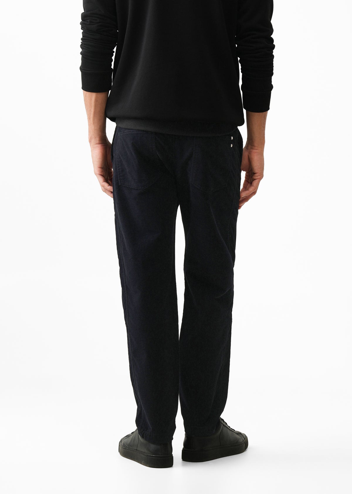Navy Blue Drawstring Pant