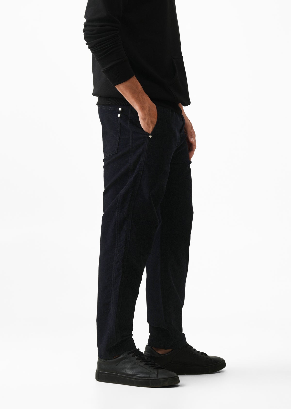Navy Blue Drawstring Pant