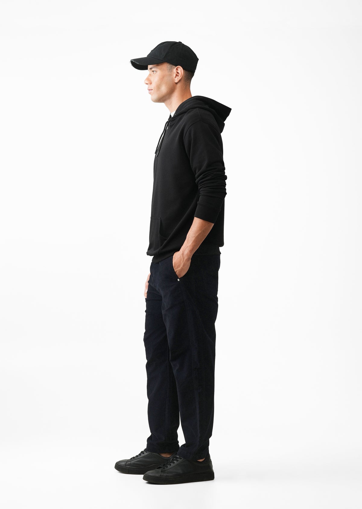 Navy Blue Drawstring Pant