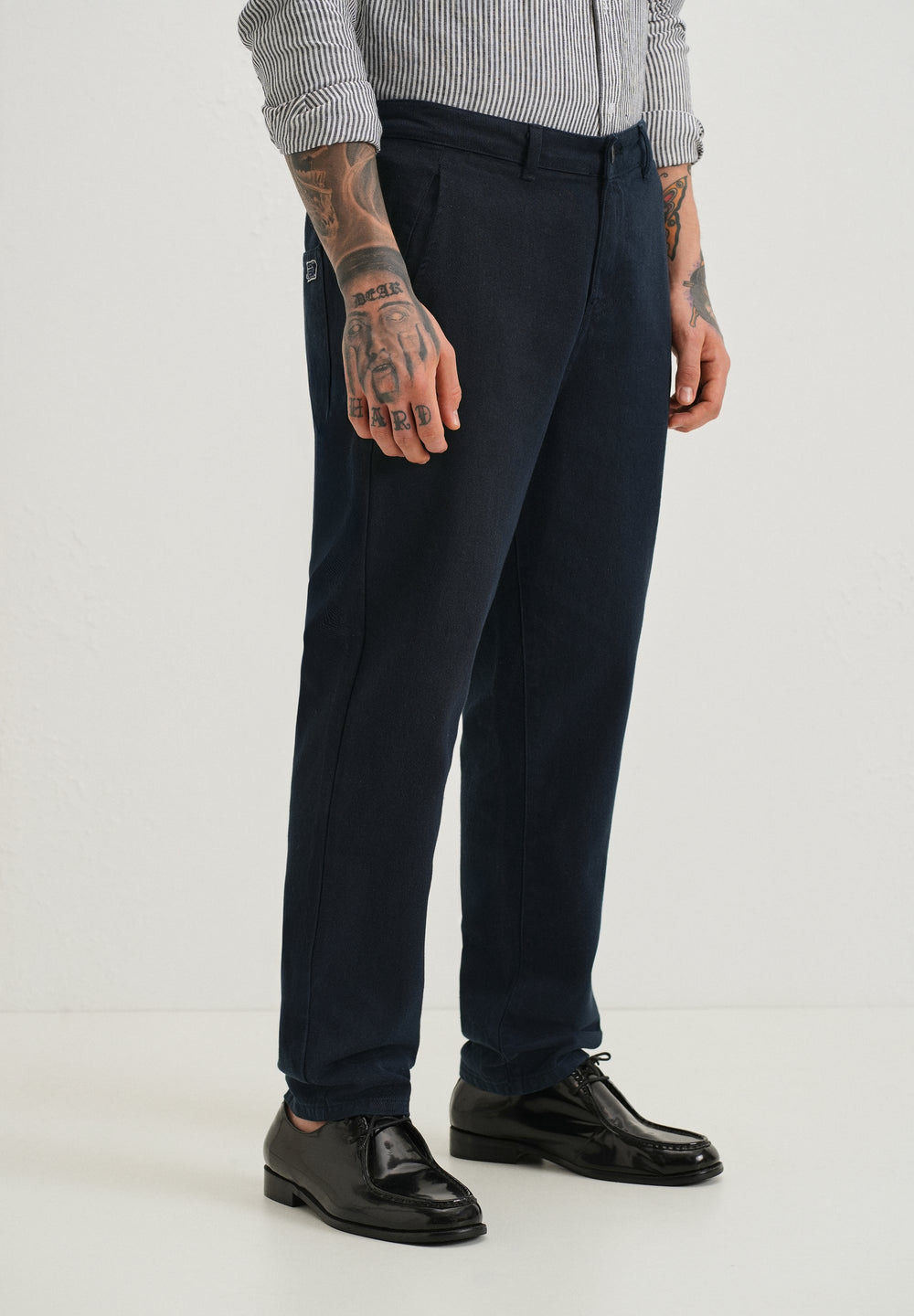 Navy Blue Drill Denim