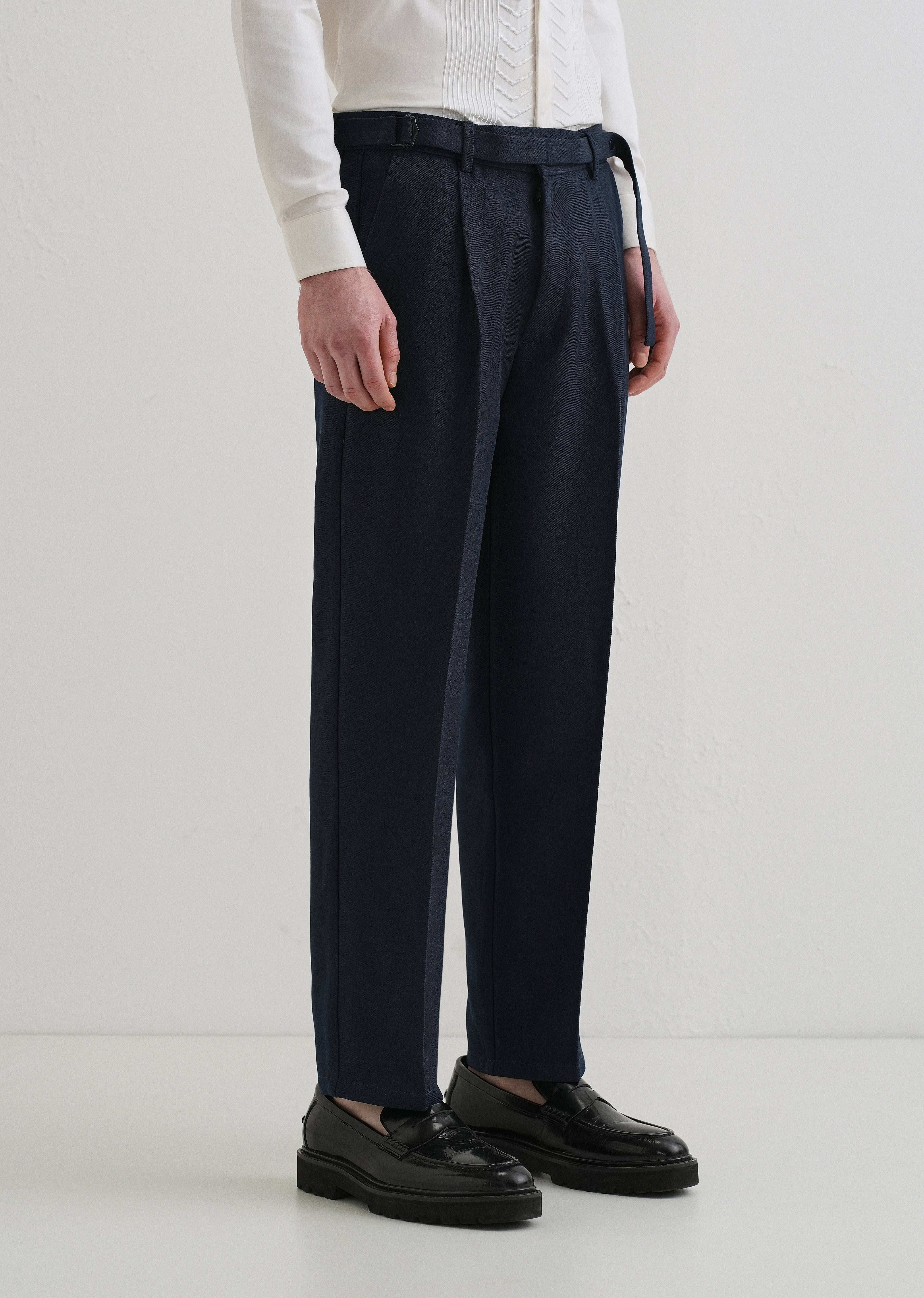 Navy Blue Gurkha Pant