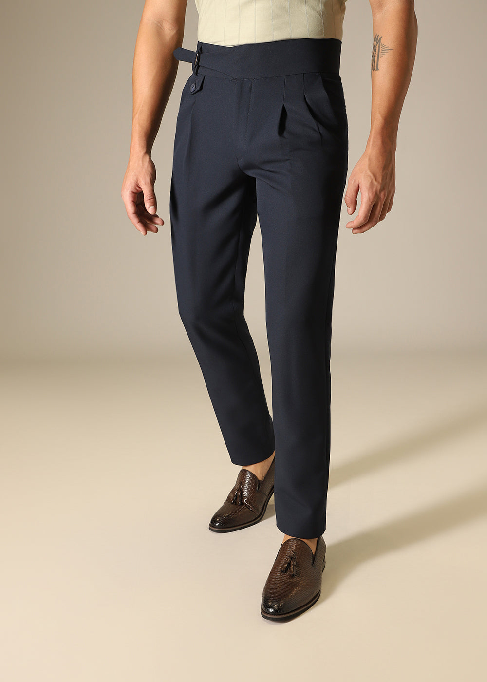 Abyss Blue Gurkha Pant