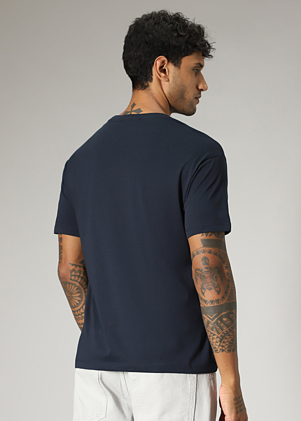 Navy Blue Regular Fit T-shirt