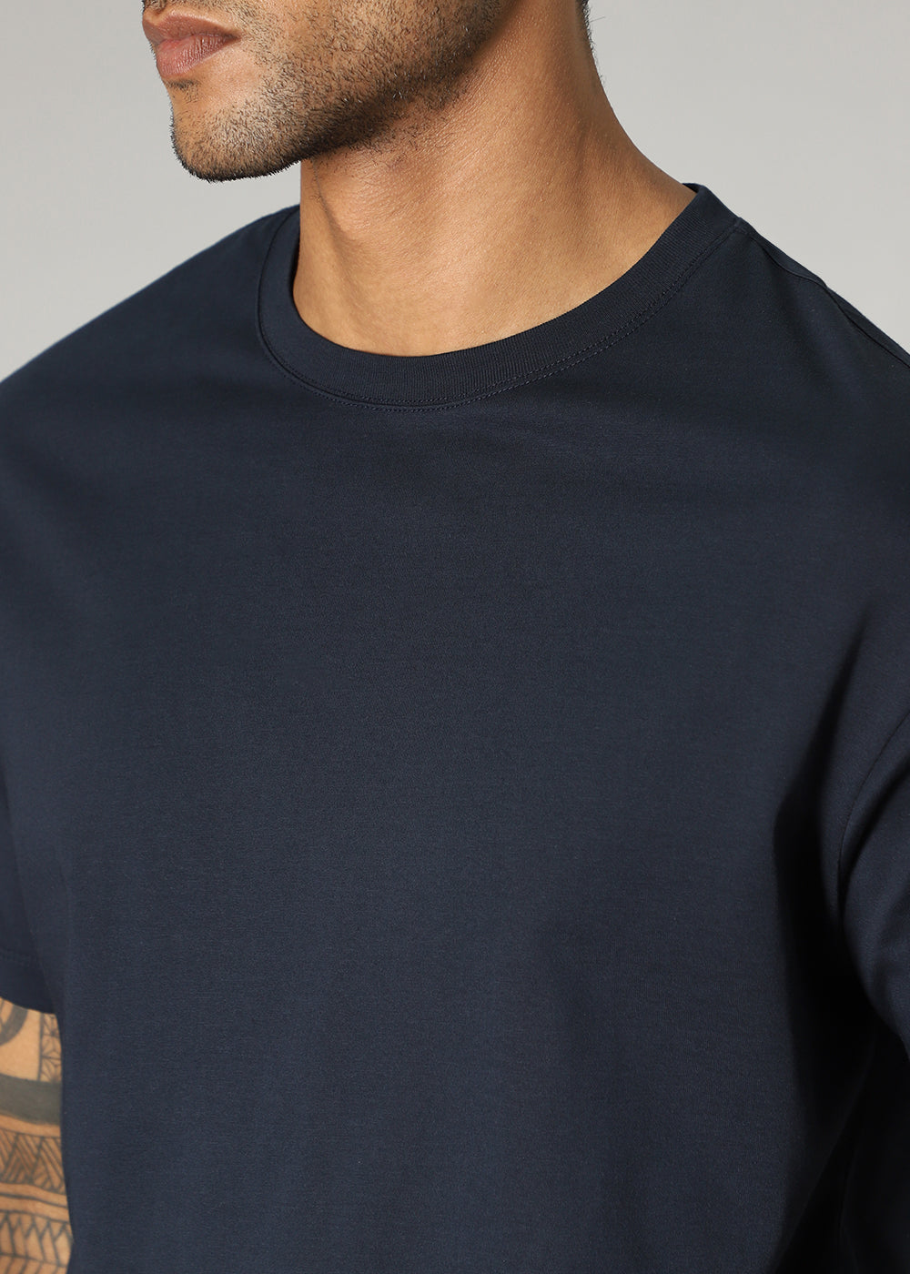 Navy Blue Regular Fit T-shirt