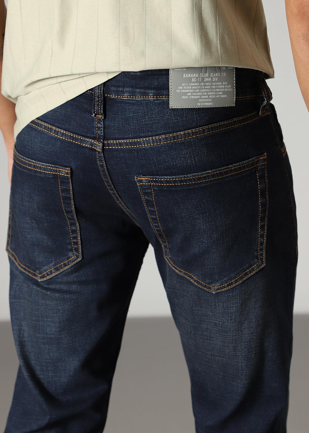 Navy Blue Slim fit Jeans