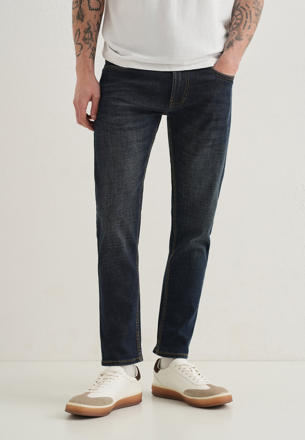 Navy Blue Slim fit Jeans