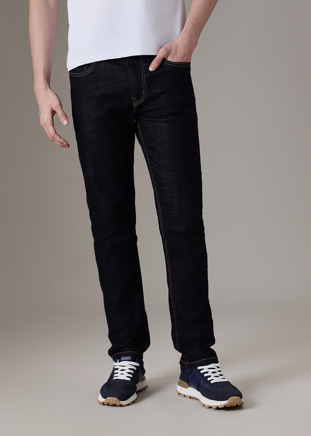 Navy Dark Blue Denim