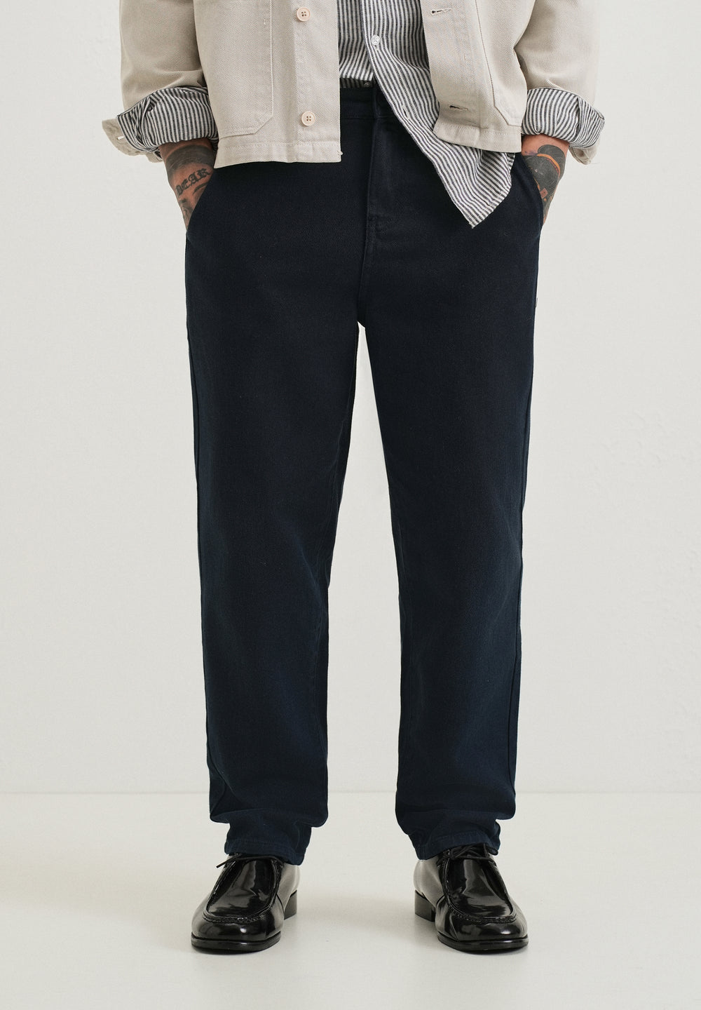 Navy Blue Drill Denim