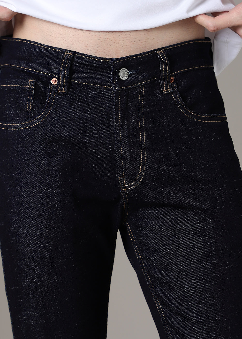 Navy Dark Blue Denim