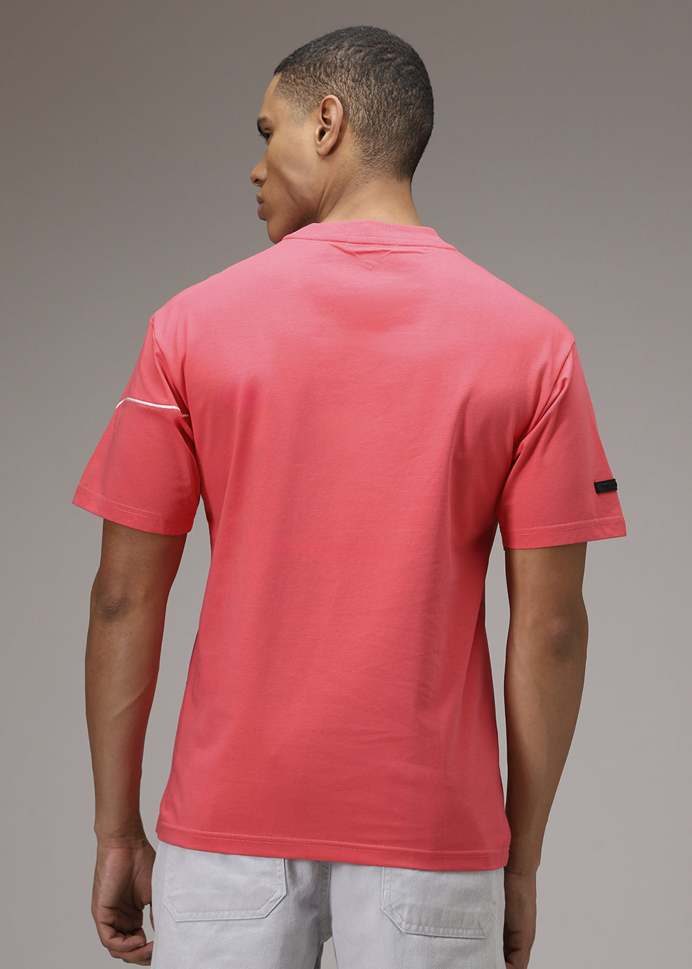 Neon Pink Line Oversized T-shirt