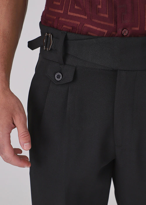 Night Black Gurkha Pant