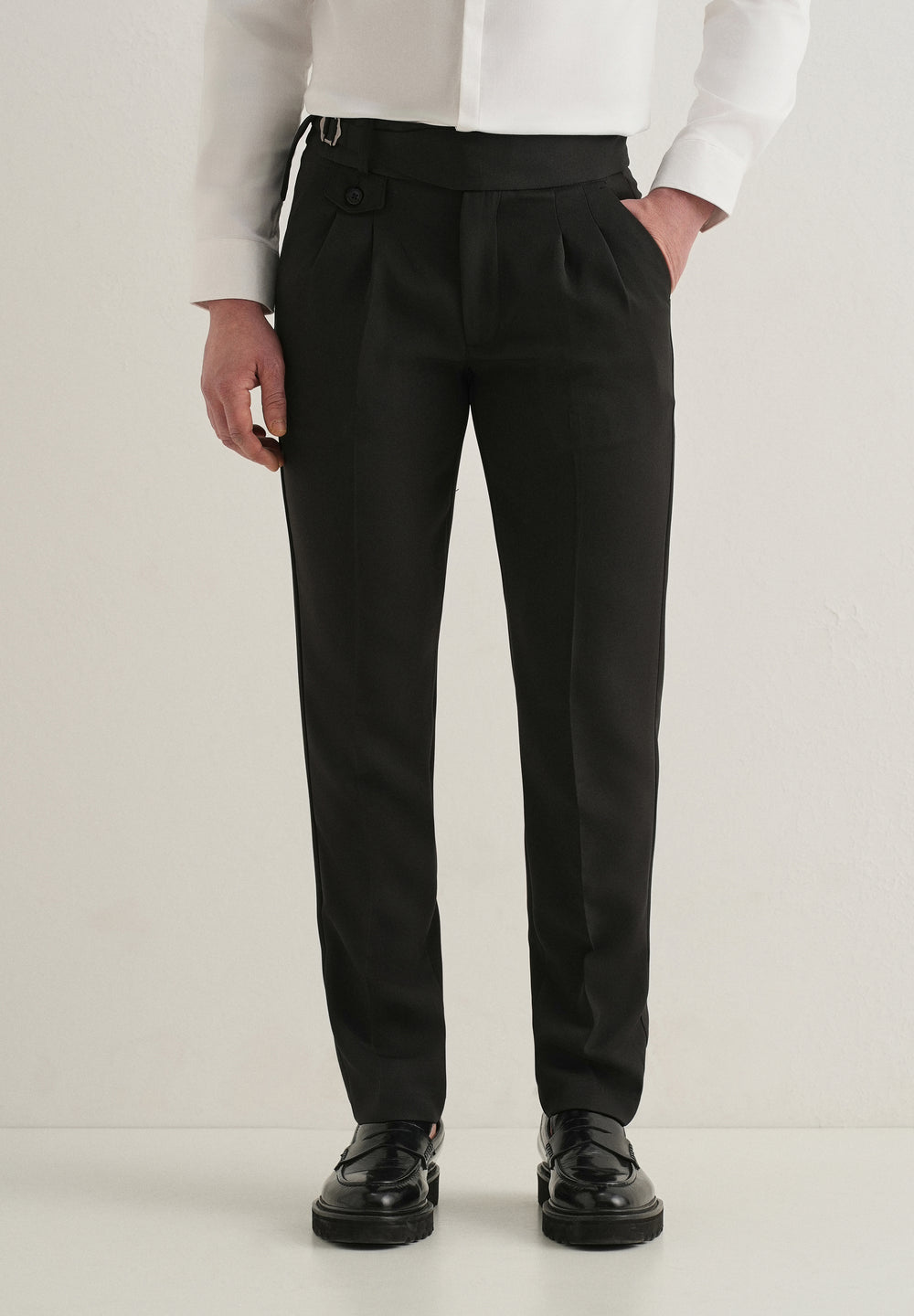 Night Black Gurkha Pant