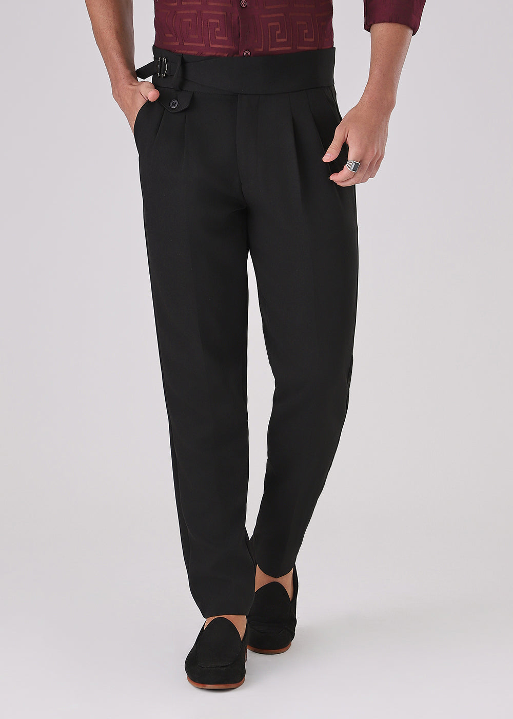 Night Black Gurkha Pant