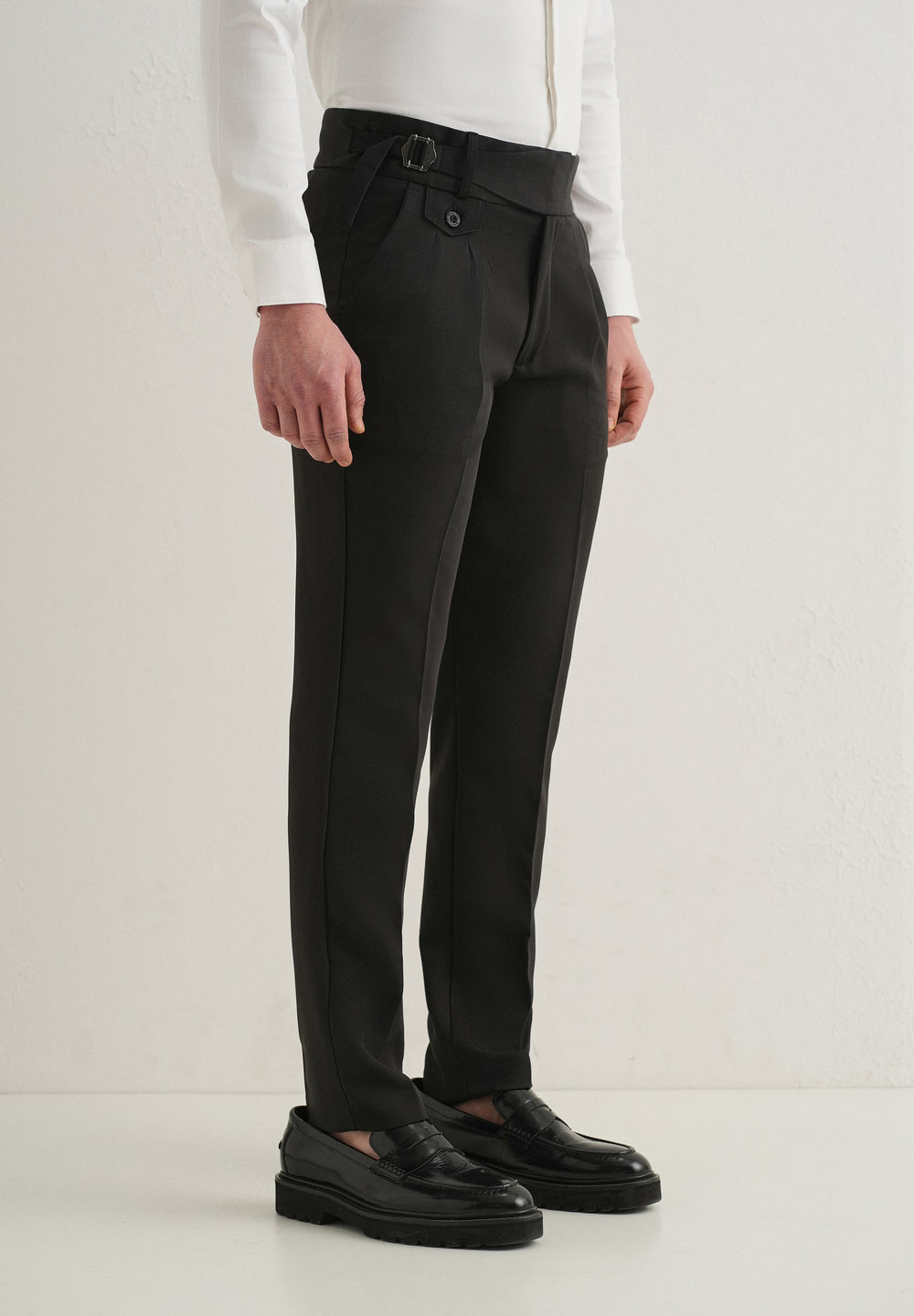 Night Black Gurkha Pant
