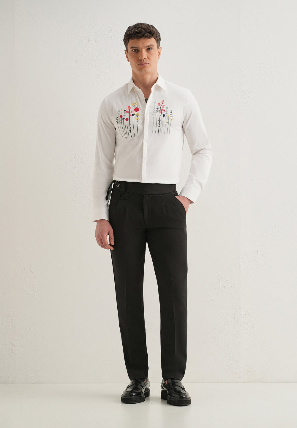 Night Black Gurkha Pant