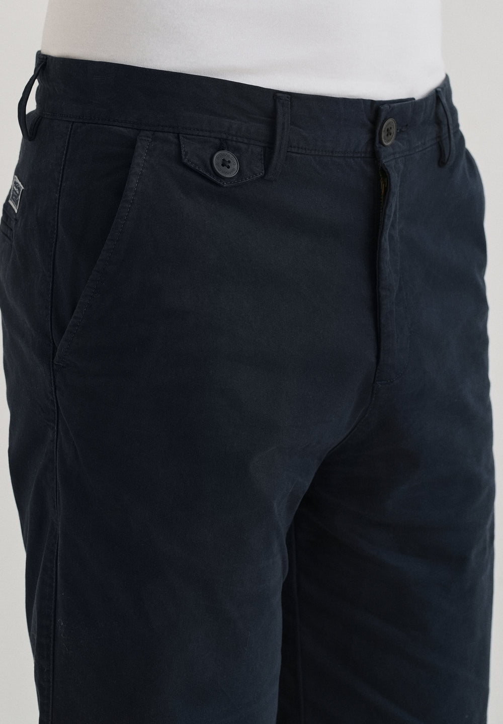 Night Blue Cotton Shorts