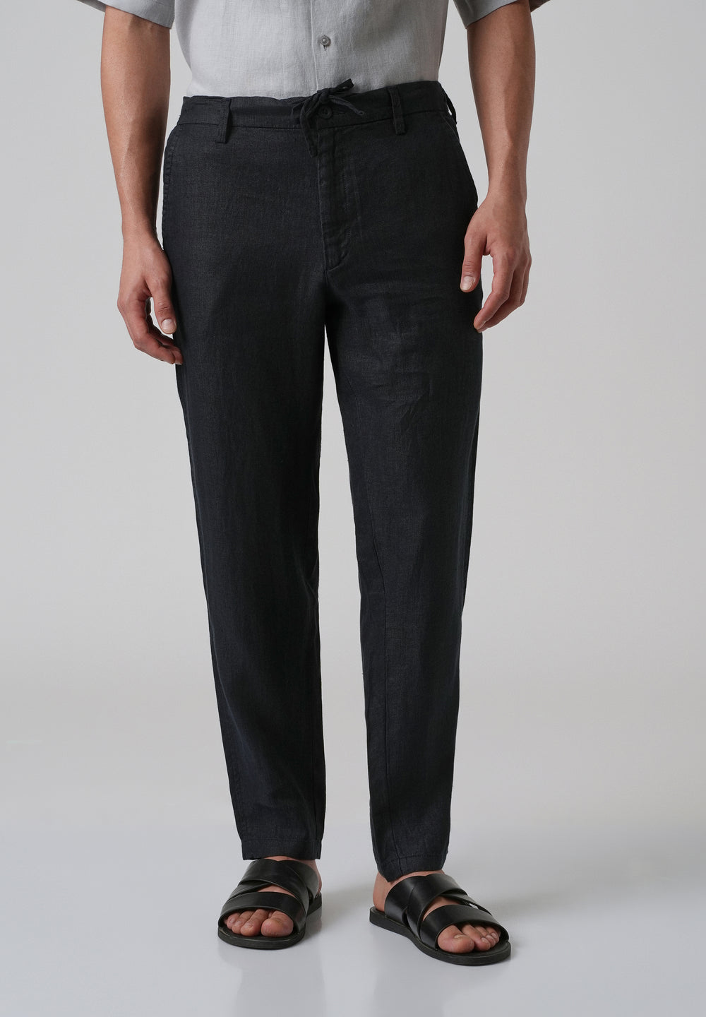 Night Blue Linen Pant