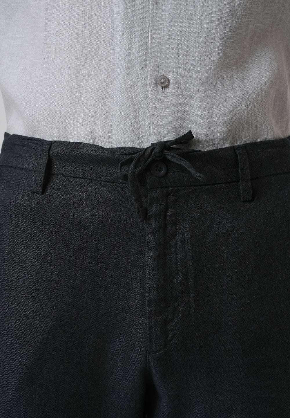 Night Blue Linen Pant