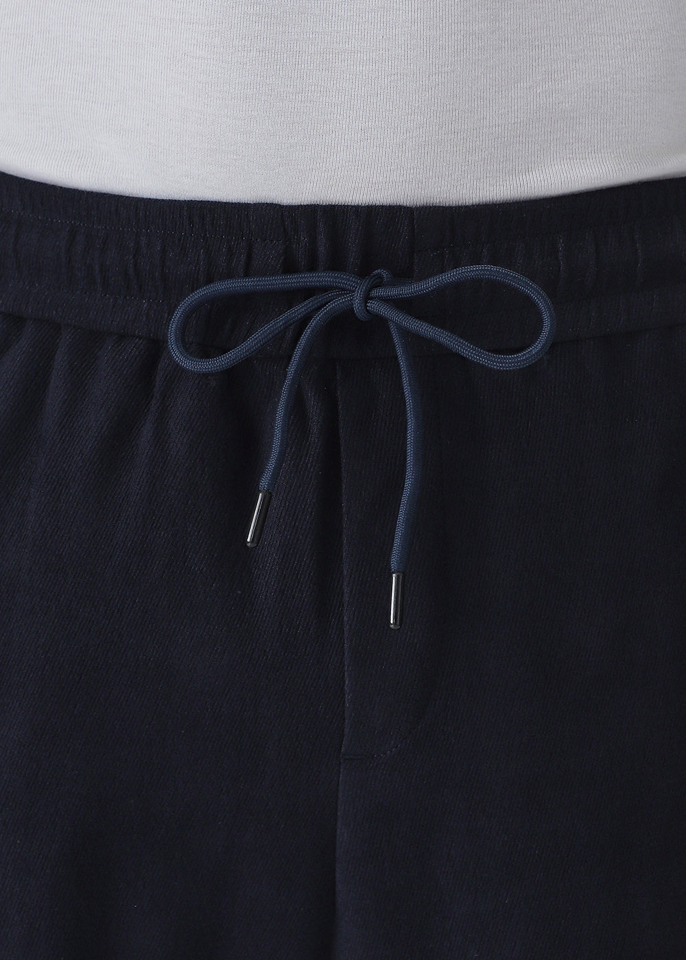 Night Sky Blue Thin-Corduroy Trousers