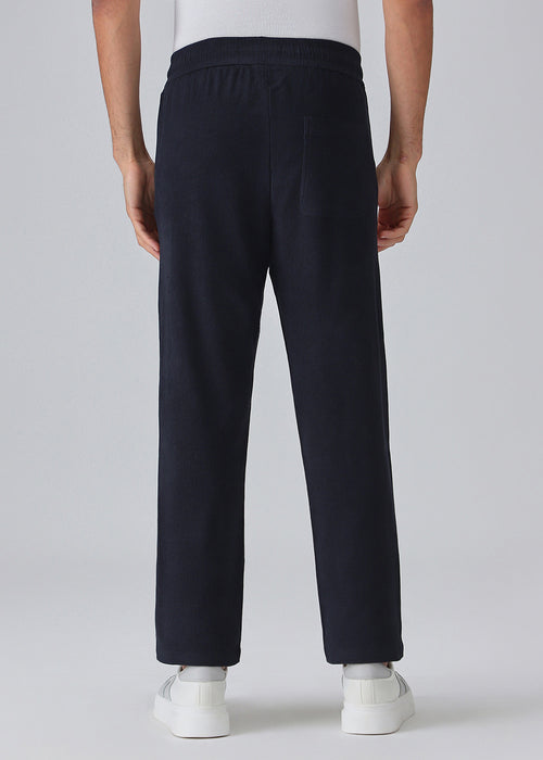 Night Sky Blue Thin-Corduroy Trousers