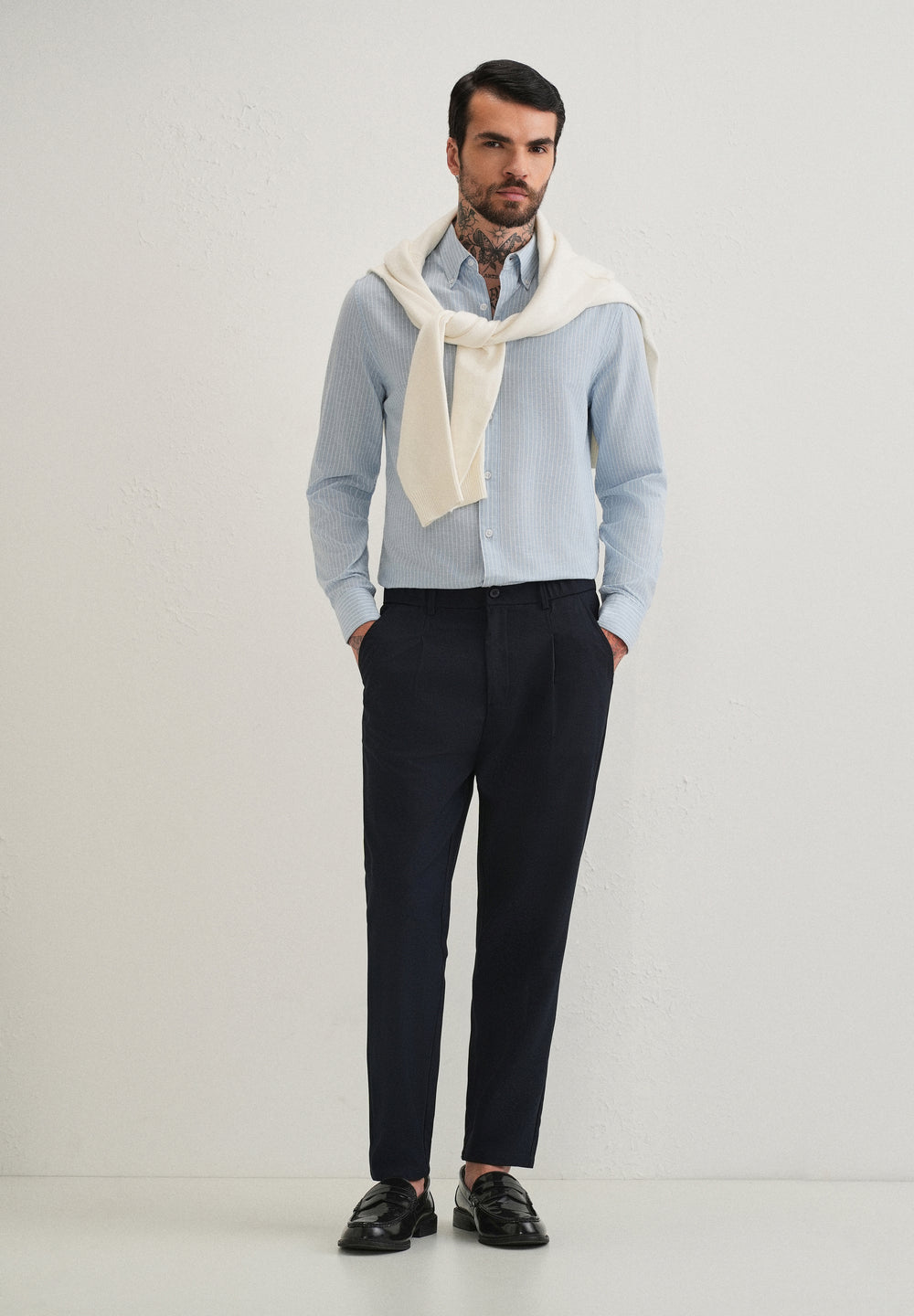 Night Blue Korean Pant