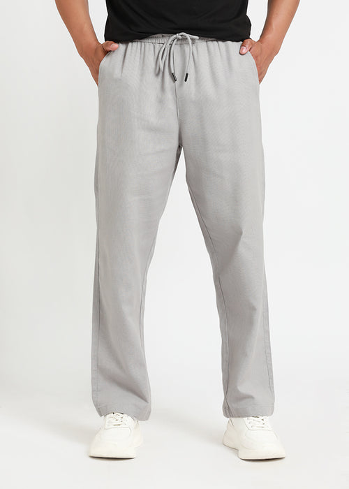 Nimbus Grey Textured Pants