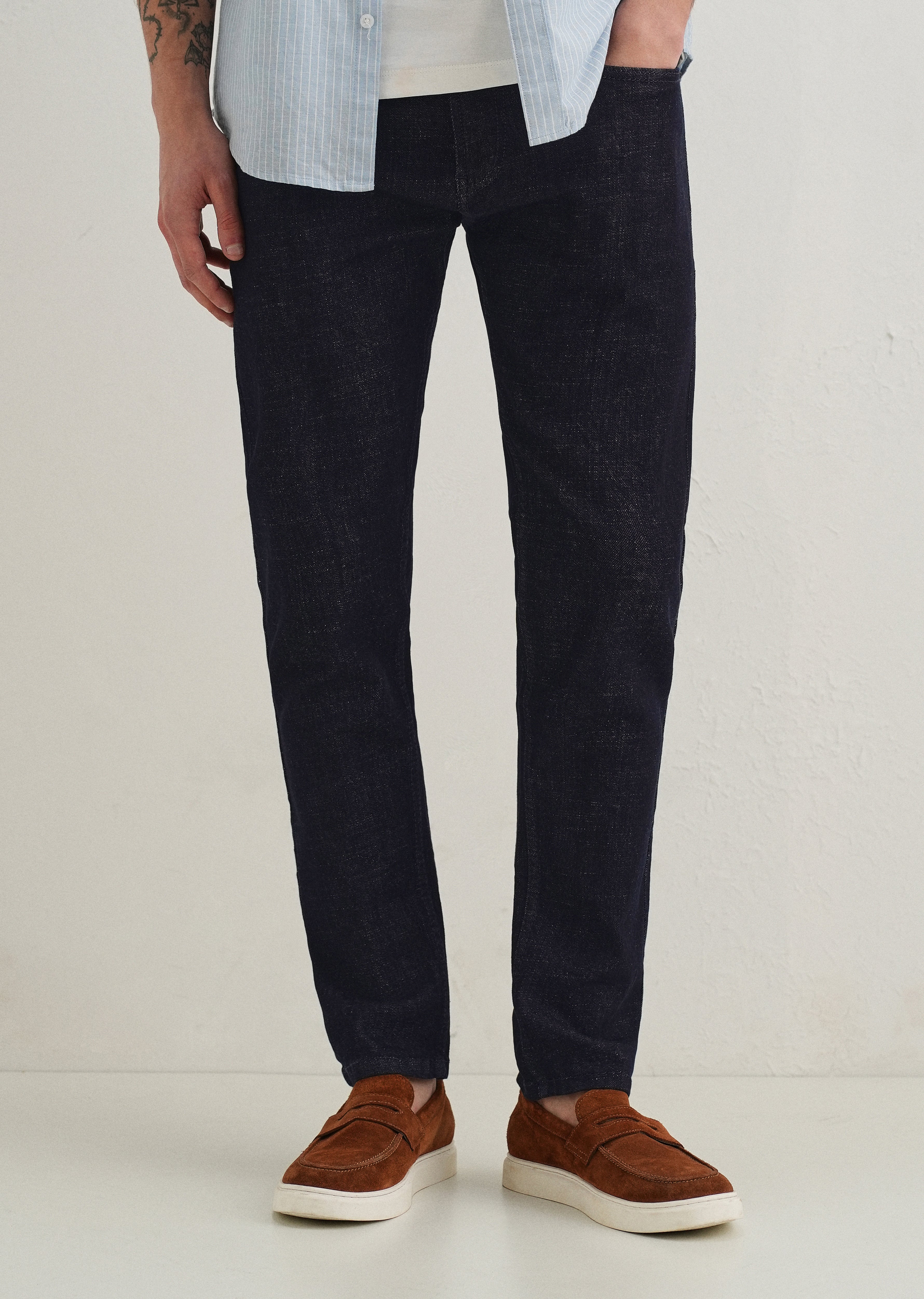 Noir Blue Slim Fit Jeans