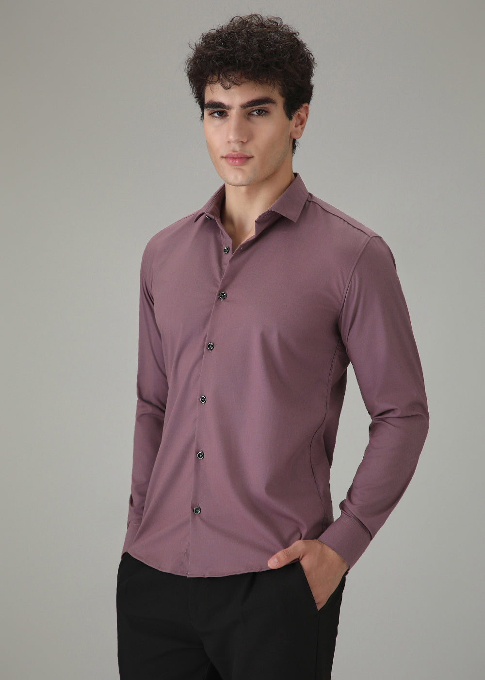 Nude Pink Wrinkle Free Shirt