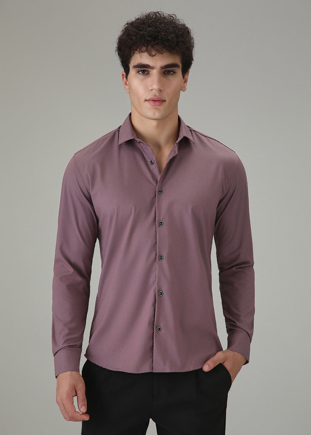 Nude Pink Wrinkle Free Shirt