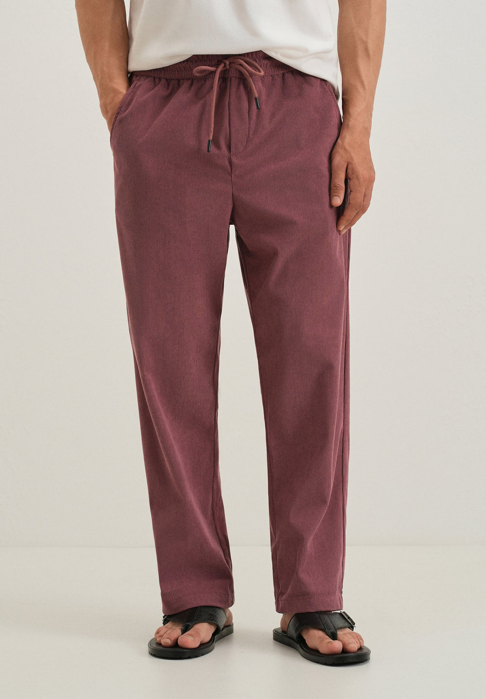 Nude pink Corduroy Pant