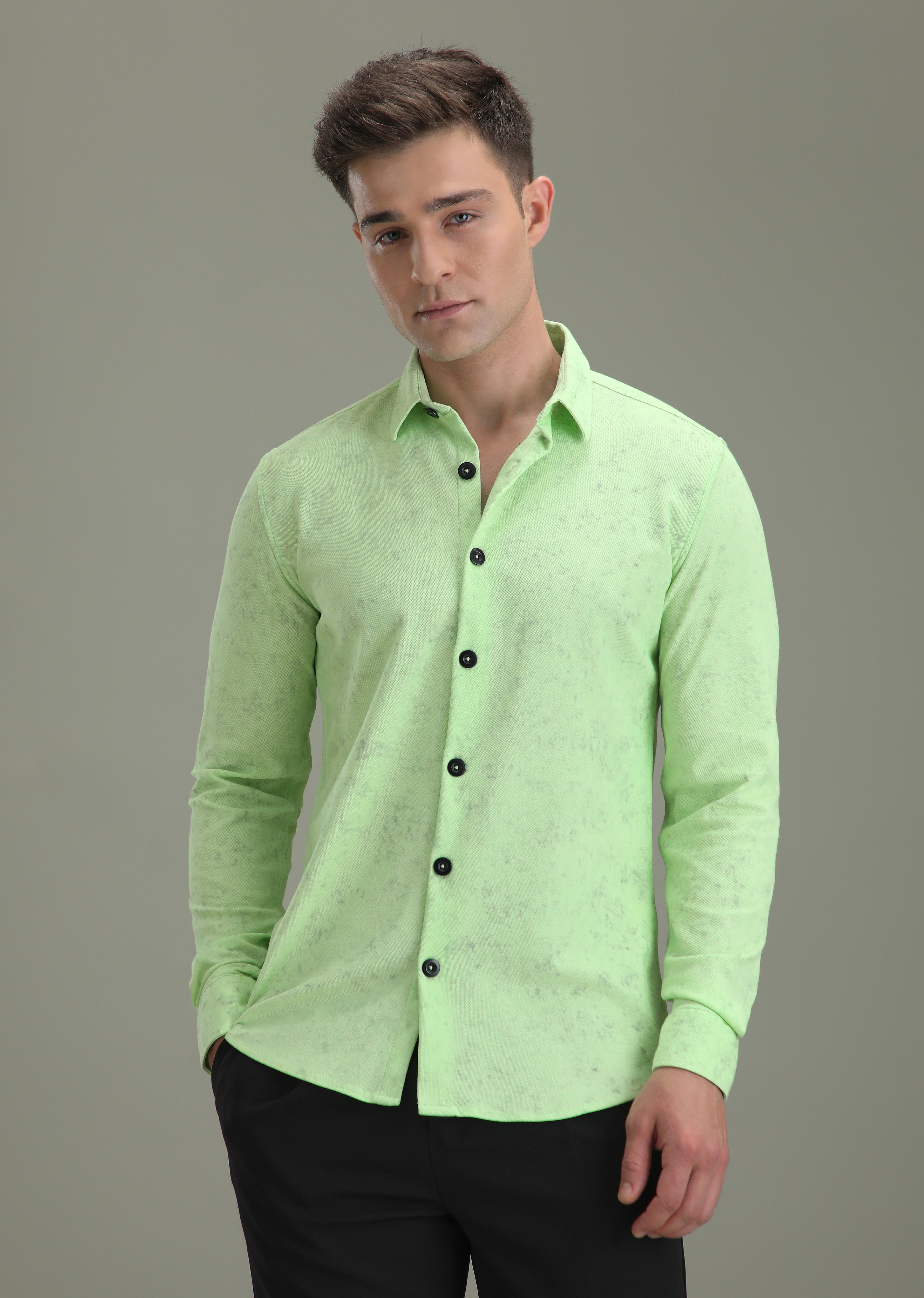 Neon Green Dye Shirt