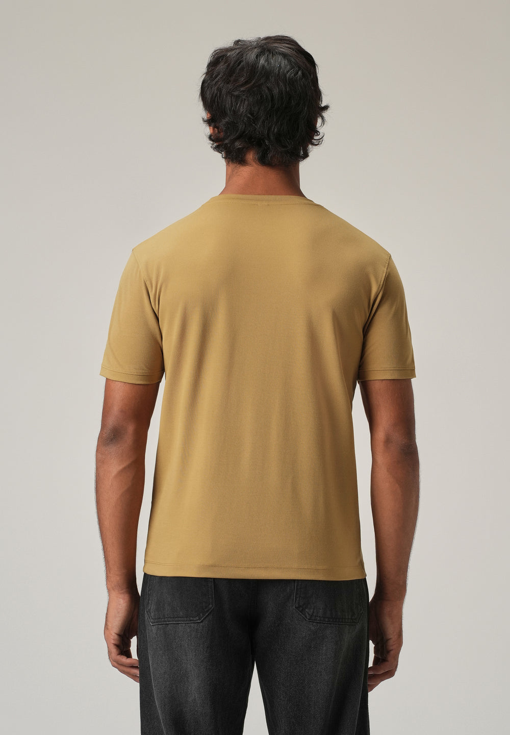 Ochre Print Slim Fit T-Shirt