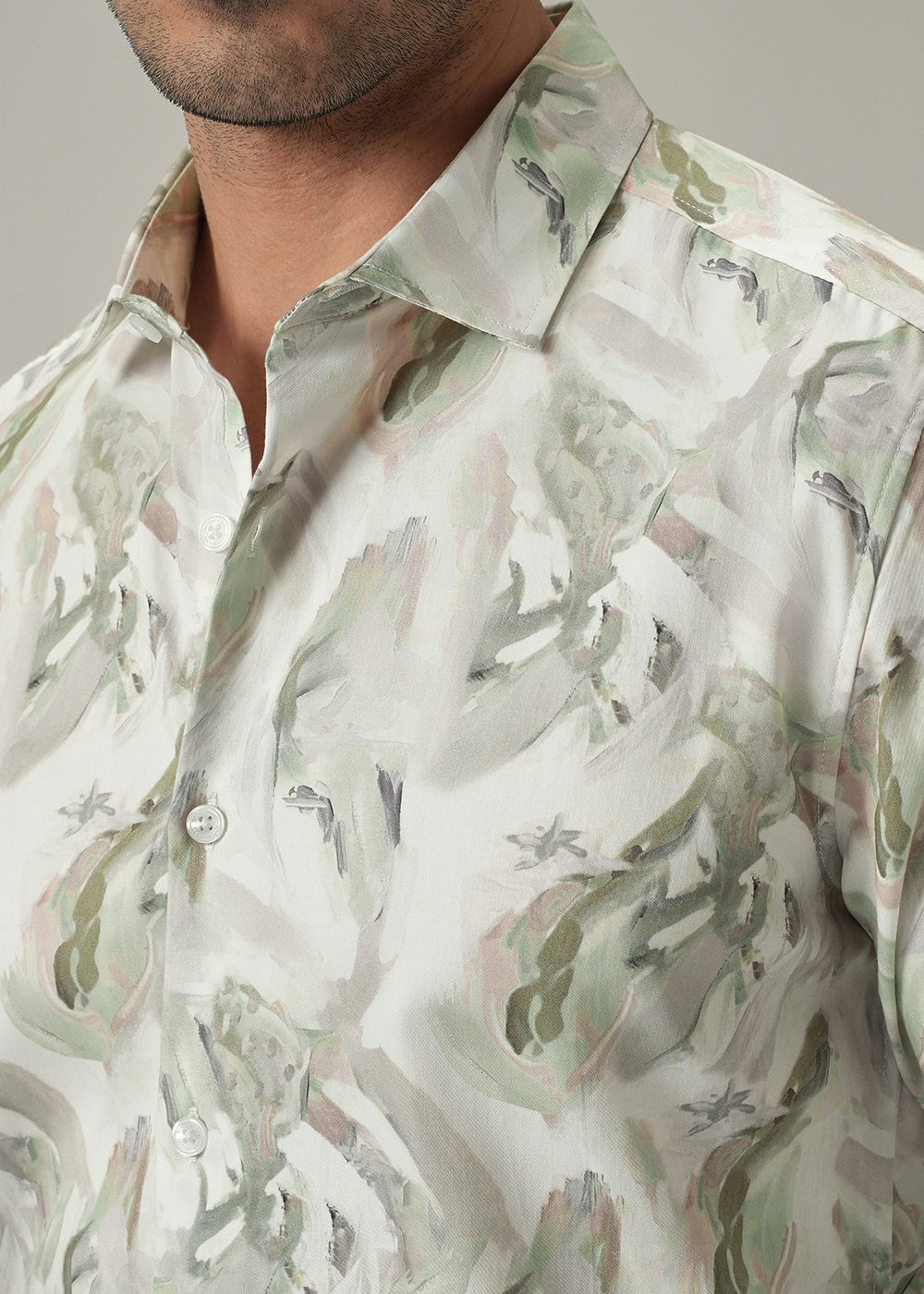 Off-White Brushstroke Print Shirt