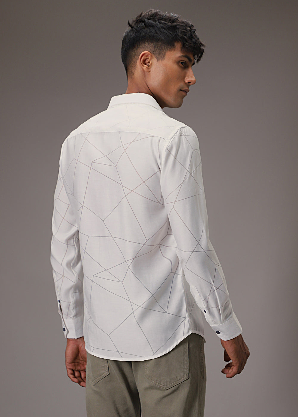 Off-White Laser Cut Shirt