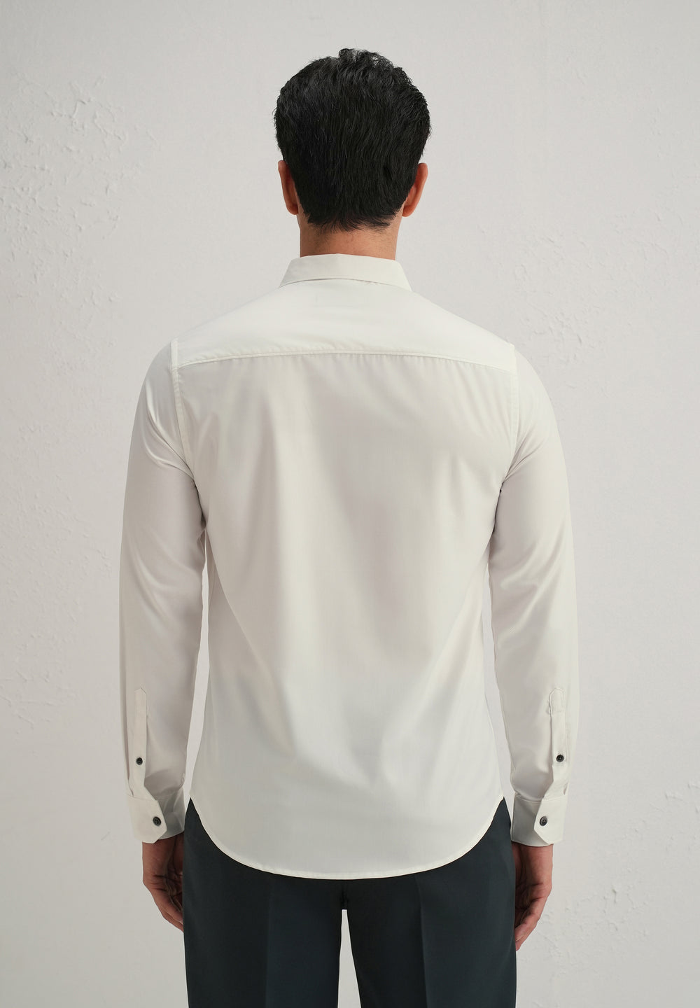 Off-White Stitchless Placket Plain Shirt