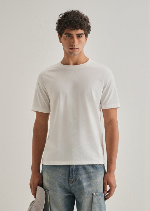 Off White Stripe Back Yoke T-shirt