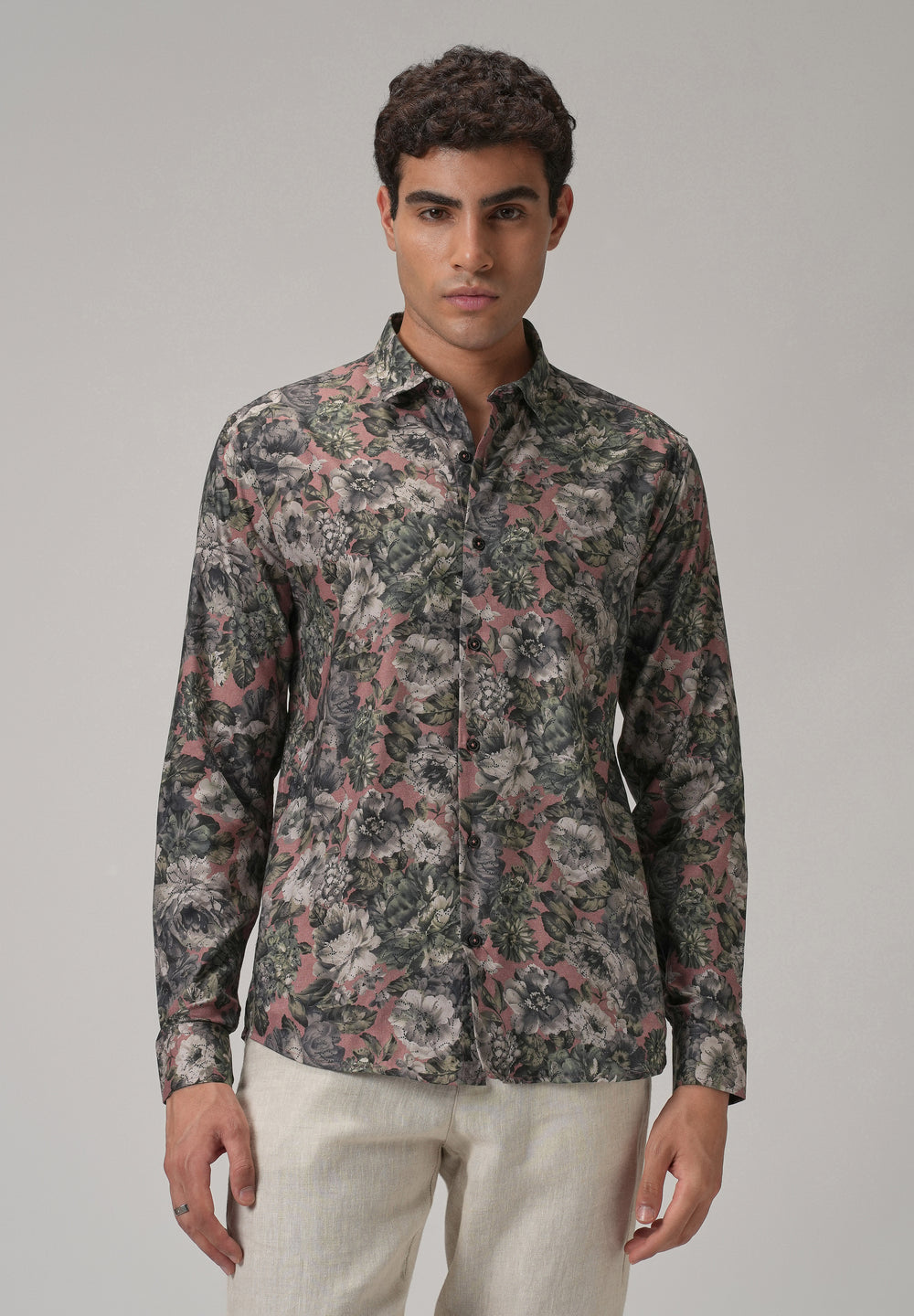Oleander Floral Printed Shirt