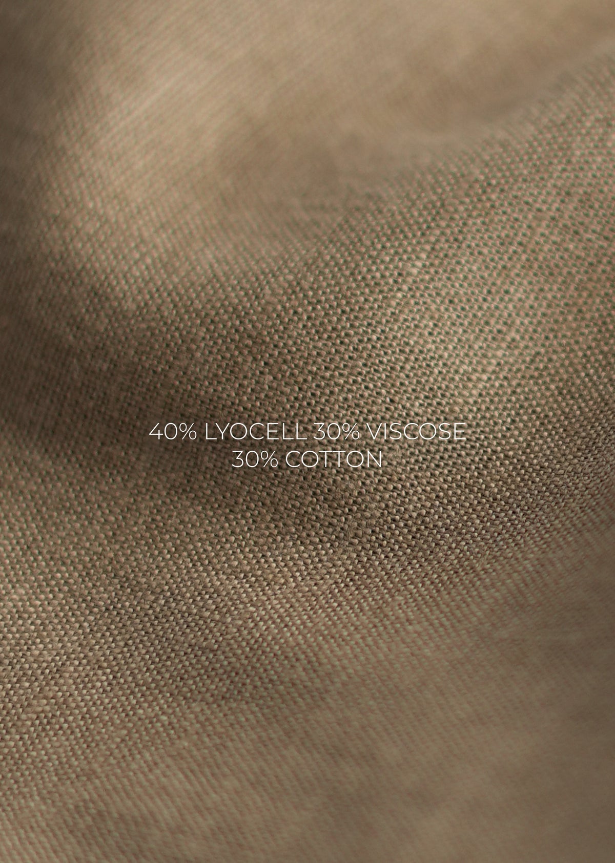 Olive Brown Cotton Blend Regular Fit Shirt