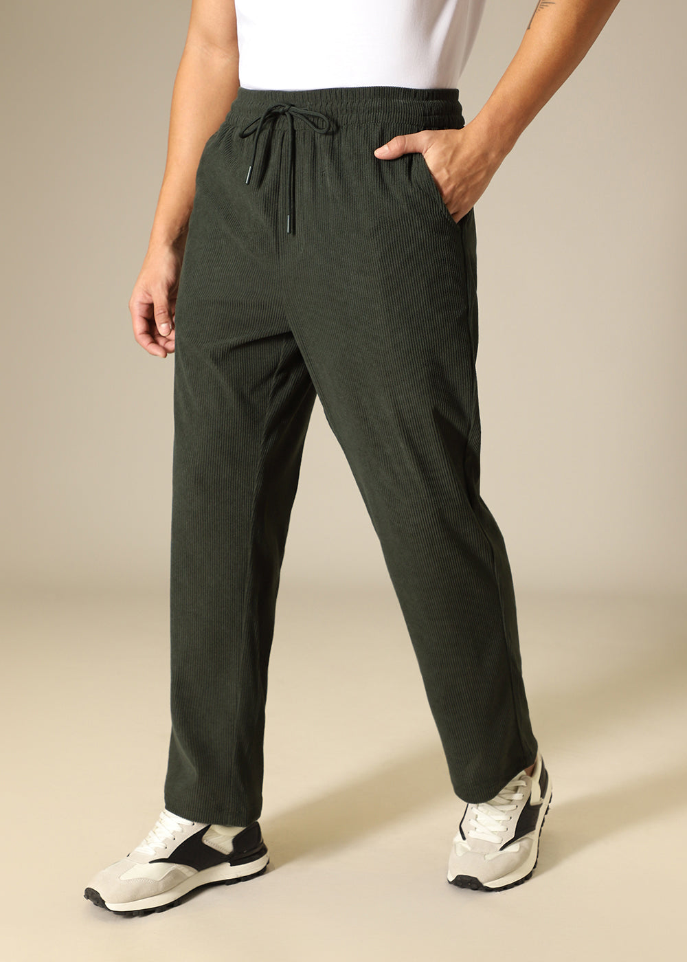 Olive Corduroy Pant