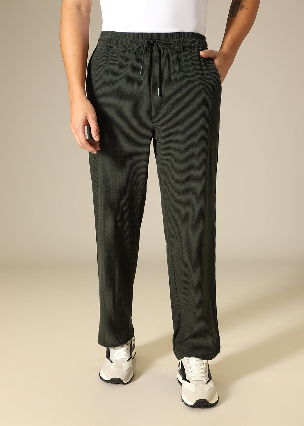 Olive Corduroy Pant