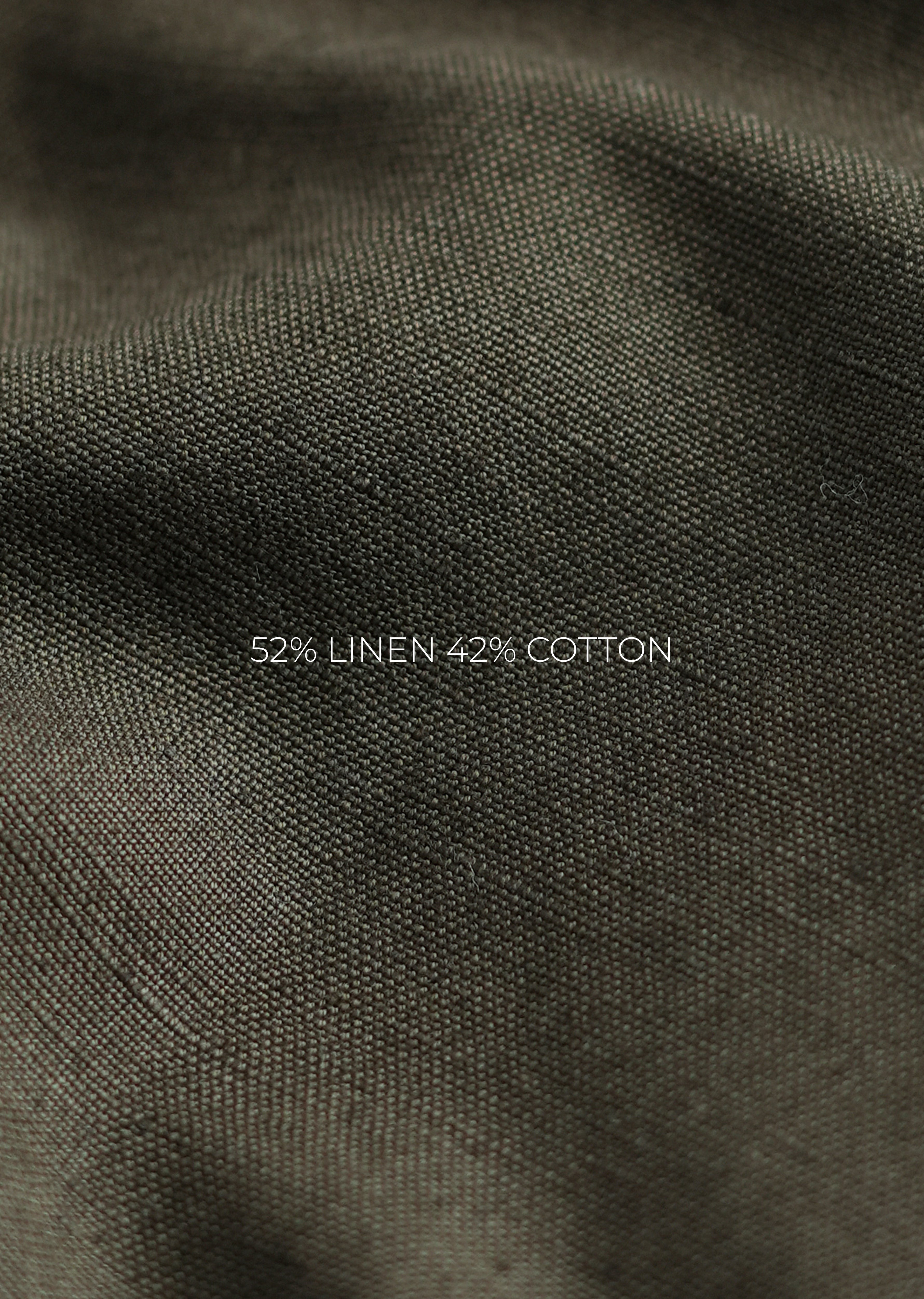 Olive Cotton Linen Gurkha Pant