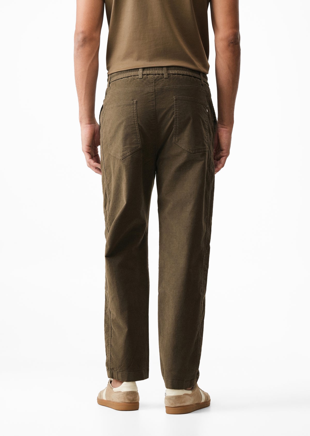 Dark Olive Drawstring Pant