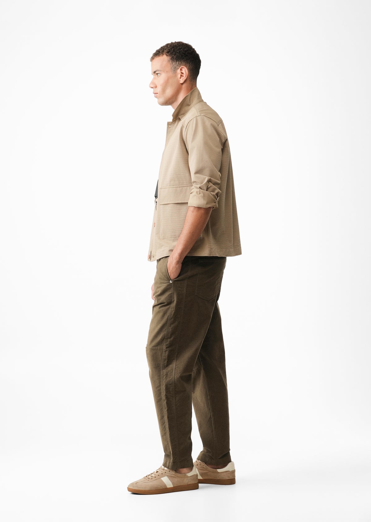 Dark Olive Drawstring Pant