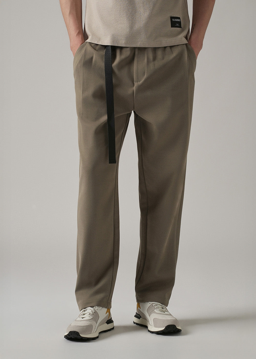 Olive Twill Pants