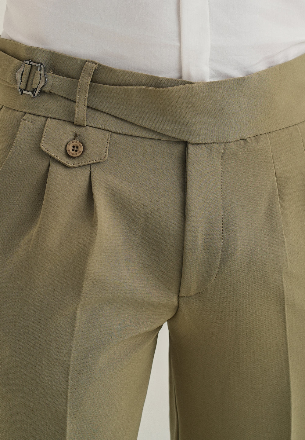 Olive Green Gurkha Pant