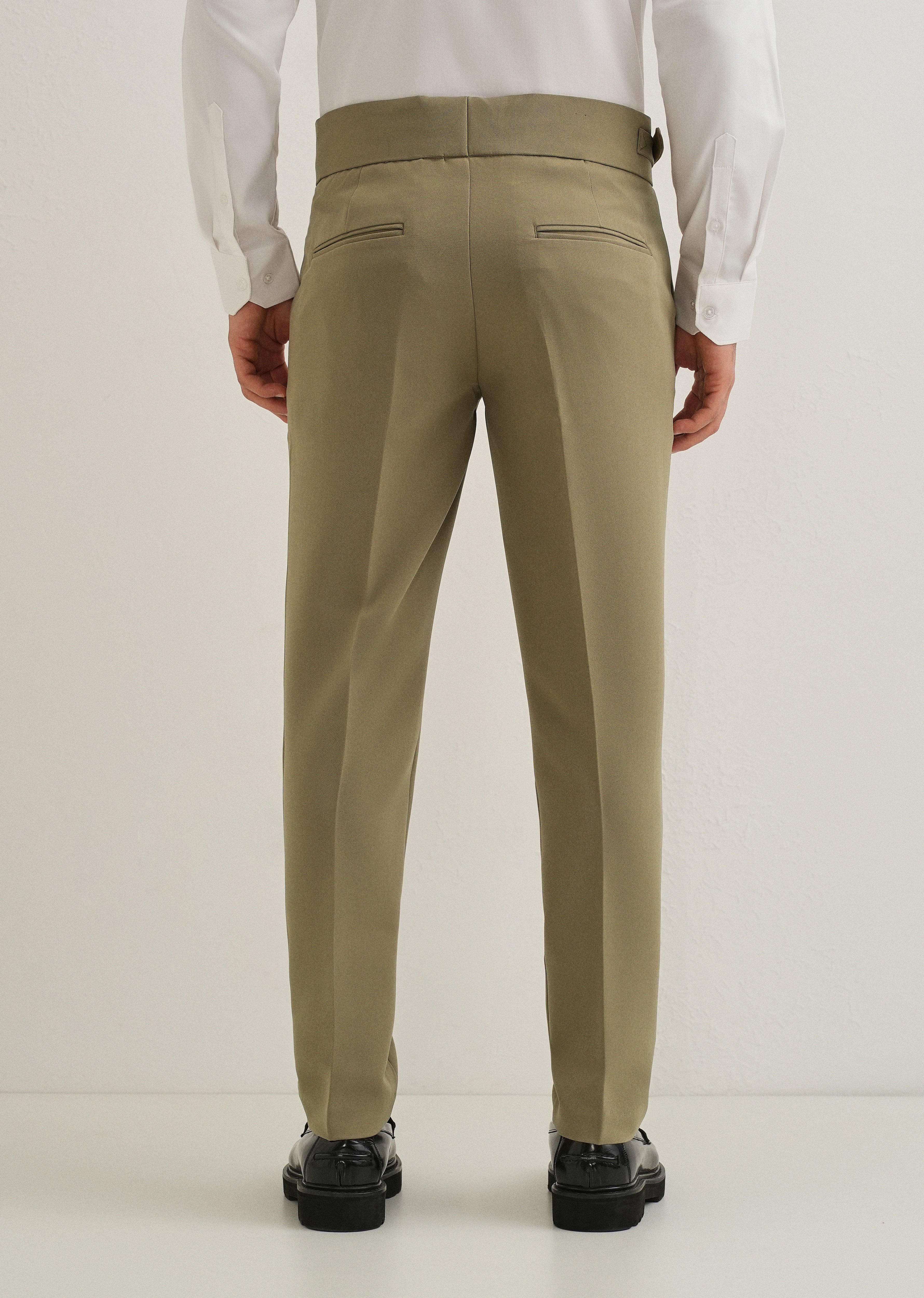 Olive Green Gurkha Pant