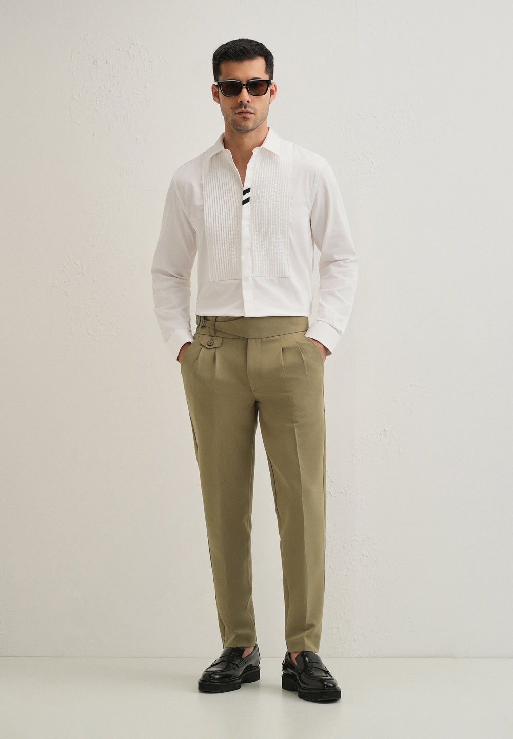 Olive Green Gurkha Pant