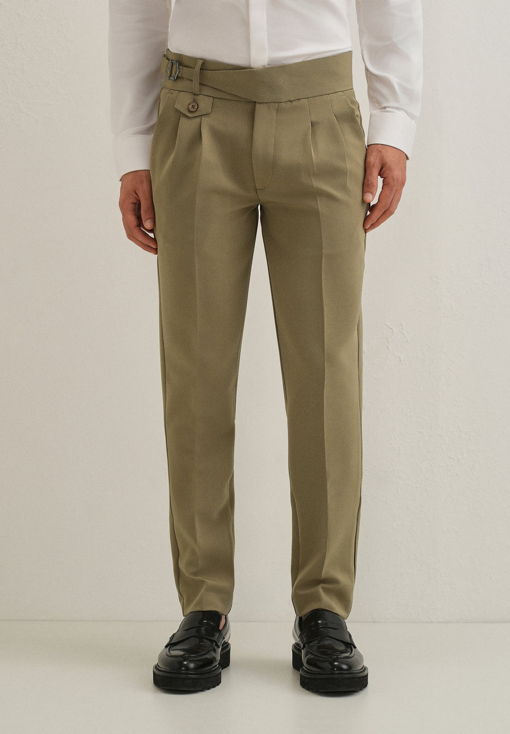 Olive Green Gurkha Pant